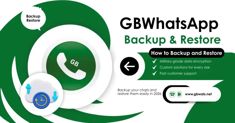 GB WhatsApp backup and restore guides